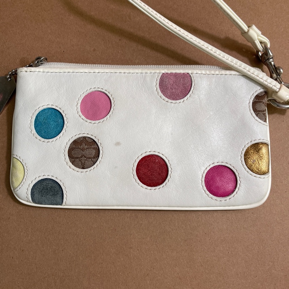 - Coach Polka Dot Wristlet